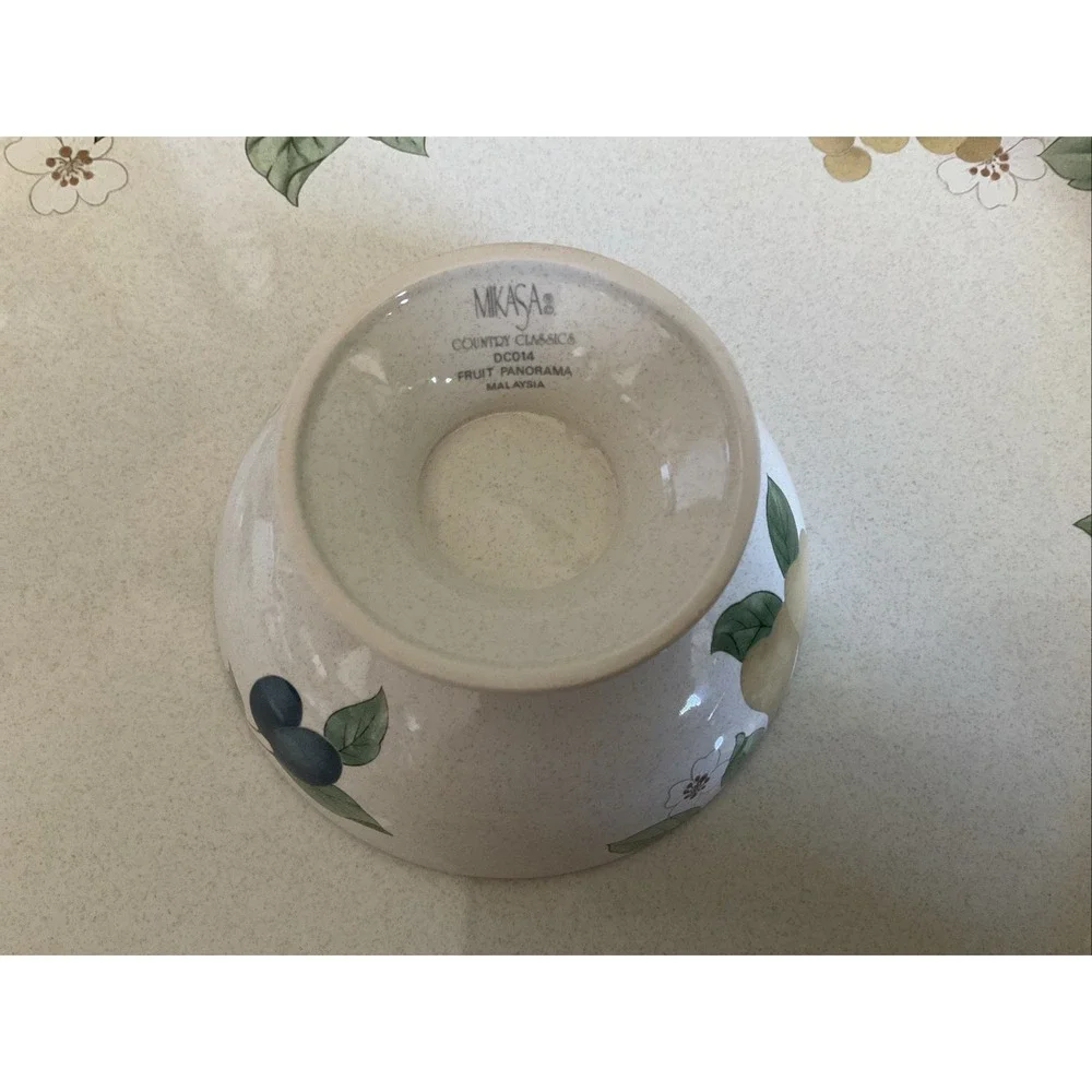 Mikasa Fruit Panorama Country Classics Chip & Dip Serving Dish